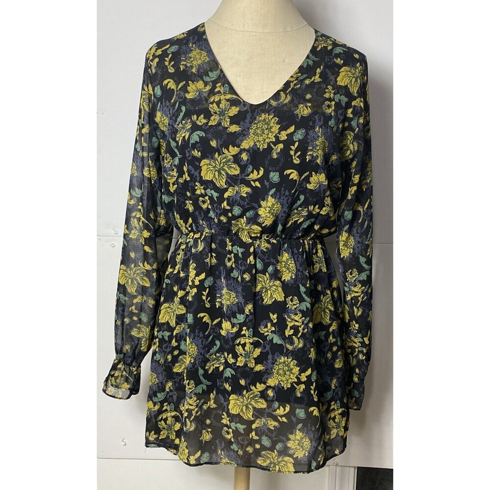 Y.O.L.O Women Dress Size S Lined Long Sleeves